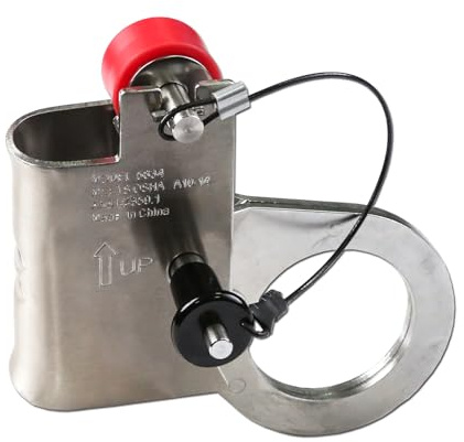 FHFallArrest Fall Protection Automatic Energy Absorbing Rope Grab，Used with 5/8” - 3/4” Lifeline Rope, for Construction,Comply to ANSI/OSHA