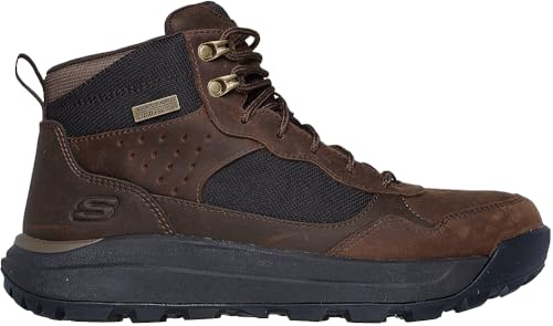 Skechers Men's Cambert Harlan Ankle Boot, cacao, 42 EU