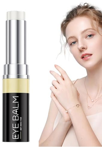 Stick balsamo per gli occhi – Stick idratante per la cura degli occhi | Crema per gli occhi illuminante | Stick crema per gli occhi per tutti i tipi di pelle
