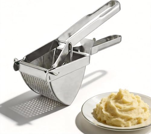 Heavy Duty Potato Ricer, Large 22oz Potato Masher, Potatoe Ricer And Mash Kitchen Gadget For Mashed Potatoes - Send Goods from Local Warehouse