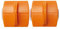 Fiskars Spare Blades for Personal Paper Trimmers, 2 Pieces, For Straight Cuts, High Profile TripleTrack Titanium, Orange, 1004677