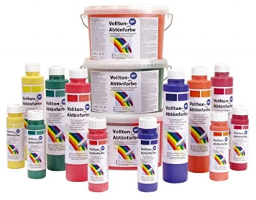 PUFAS decotric FIXcolor Bunte Abtönfarbe Mint - 250 ml I Dispersionsfarbe für dekorative Anstriche und wasserbasierten Materialien I Hohe Farbkraft & Ergiebigkeit