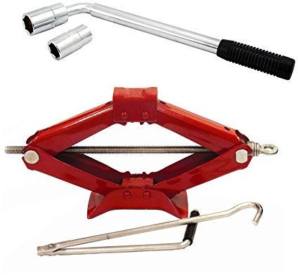 1.5 tonne Scissor Jack + Extending Wheel Brace Wrench Incudes includes Styled Sticker