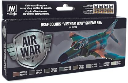 Vallejo AV Vietnam War USAF Colors Scheme Sea Model Air Set