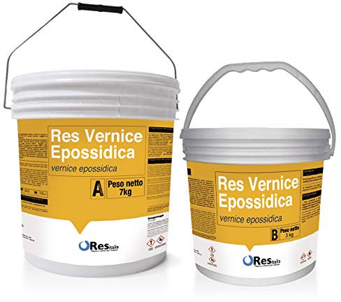 REES EPOXY PAINT floor resin, epoxy resin paint for industrial flooring GARAGE, to be applied by roller, in all RAL and NCS colors -> look -> RES PASTACOLOR
