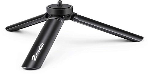 Zeadio Mini-Stativ aus Metall, max. Belastung 20 kg, Tisch-Stativ für Smooth 4, Crane Plus, Crane 2, Osmo Mobile, Ronin-S, Vimble 2, Gimbal Handle Grip Stabilizer und alle Kameras
