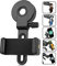 NOCOEX Upgrade Universal Cell Phone Adapter Mount - Compatible Binocular Telescope Monocular Microscope - Fits almost all Smartphone - Record The Nature The World with 2 Adjusting Ring (B)