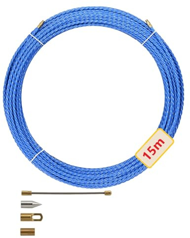 Anguila BRICO - Passacavi intercambiabili con accessori, diametro 6 mm, 15 m