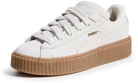 PUMA Scarpe da ginnastica x Fenty Creeper Phatty da donna, Bianco caldo/oro PUMA / gomma, 37.5 EU