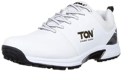 SS White Edition Cricket Shoe (Color: White & Grey, Size: UK6/ US7/ EU40) | for Mens & Boys | Material: Polyurethane (PU) | Lightweight And Durable Long Lasting Performance