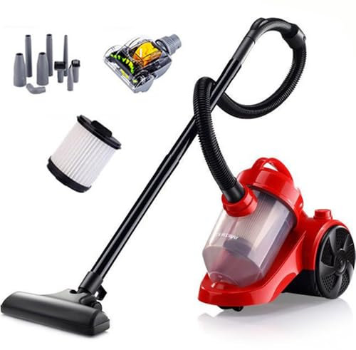 1000W Cylinder Vacuum Cleaner | 17kPa Strong Suction for Cat & Dog Hair, Dust, Dirt & Allergens | Ideal for Homes