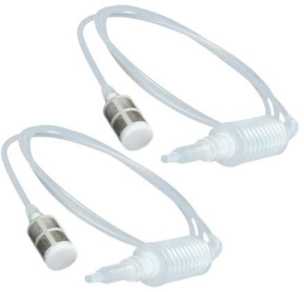 Ipetboom 2pcs Reusable Wine Siphon Pump Tubes for Home Brewing Plastic Manual Transfer Hose for Wine Beer Making Tools Practical Household Fermentation Equipment
