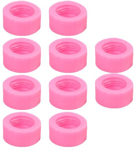 SENRISE 10 moldes de macarrón, molde de silicona de grado alimenticio para fondant, moldes de decoración de postres para pasteles, chocolate, gelatina, jabón, yeso, 5,2 x 2,5 cm