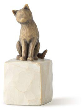 Willow Tree Love My Cat Dark Figurine