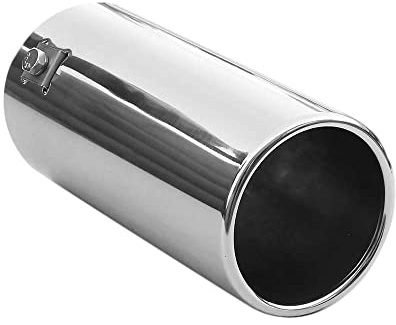 Embout Tuyau De Sortie Pot D'échappement 69mm Diamètre Intérieur Acier Inoxydable Chrome