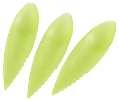 LAVALINK Löffel Kunststoff-süßigkeit-Farben Kiwi Dig Scoop Gemüsefrucht-Messer-schneidmaschine Peeler Cutter Küchenwerkzeuge 3pcs