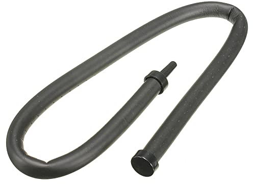 Tube à bulles d'air pour aquarium - Aérateur mural en caoutchouc souple - Pompe à air - 45 cm - Tête unique