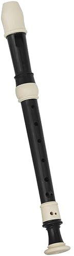 Flöjt Klarinettblockflöjt Sopran Långa Flöjter Blockflöjt Fingersättning Musikinstrument Tillbehör Nybörjarflöjt nybörjare sopran blockflöjt (Color : Black)