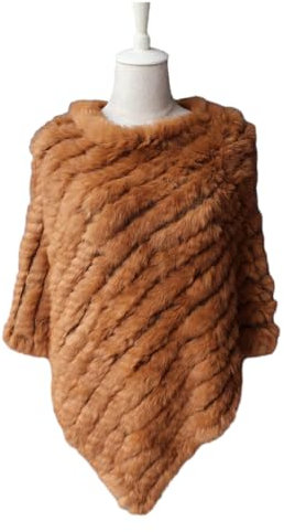 Ailan Strickschal für Frauen, einfach zu tragen, bequemes Modeaccessoire, Geschenk für Polyester Winterfell Schal, Wickelmantel, Schal, orange