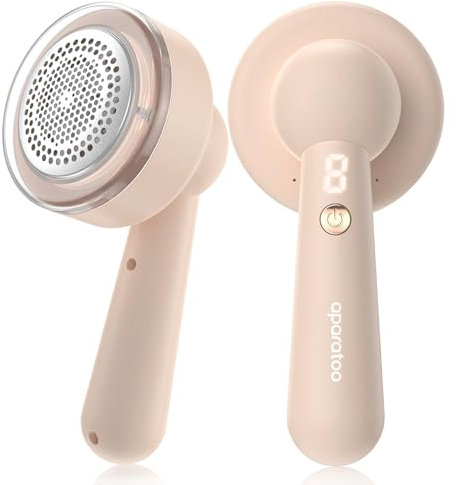 Bobble Remover for Clothes, Rechargeable Fabric Shaver Electric Lint Remover with 3-Gears and 6-Blades, Fuzz Remover Debobbler Remove Fuzz, Pills from Clothes, Furniture, Sofa, Blanket