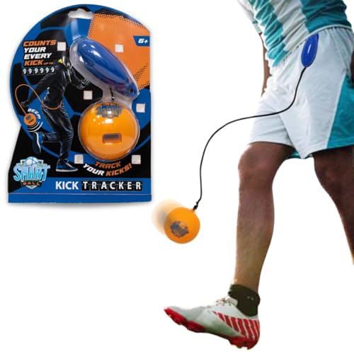 Strikesphere - Kick Tracker, Entrenador Personal de Toques con Pelota, Mejora tu Destreza con el Contador de hasta 1 Millón de Toques, Pantalla LED para la Puntuación, Famosa (MRK00002)