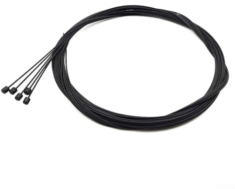 Cables de cambio de marchas de bicicleta de 2100 mm, paquete de 5 con revestimiento de PTFE para mejorar el cambio