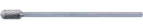 Pferd Fresa Metal Duro Cilíndrica Redonda Mango Largo Wrc (12 x 25 x 175 millimeters), Mango 6 x 150 millimeters, dentado: 3 Plus, para Puntos de Difícil Acceso