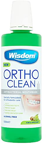 Wisdom 500ml Ortho Clean Mouthwash - Pack of 3