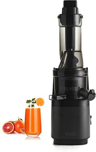 Classe Italy Estrattore di succo a Freddo VIVO Big Mouth 43 giri, Estrattore Frutta e Verdura con Filtro Succhi e Filtro SORBETTO, funzione risciacquo, Spremitura a Freddo, Motore a induzione