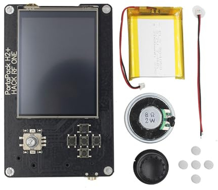 Artudatech Portapack H2 Hackrf One SDR Software Defined Radio 1MHz-6GHz 2000mAh Battery 3.2 LCD Touch Display