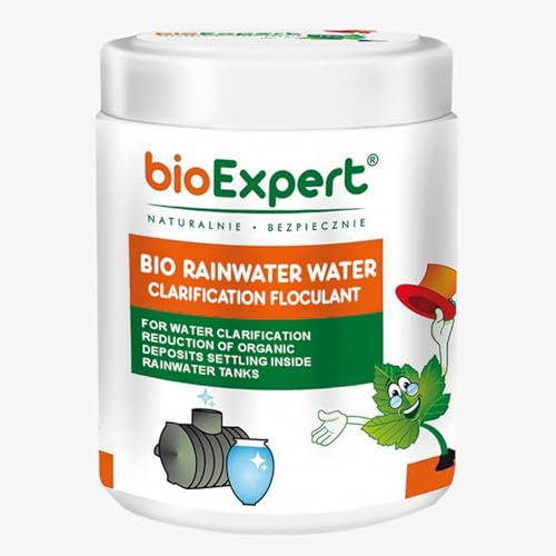 Water Butt Cleaner Powder 450g - Bio Rainwater Water Feature Treatment for Rain collectors, Prevents Algae, Green Water & Unpleasant Odours, Safe for Plants & Pets, Non-Toxic