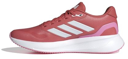 adidas Runfalcon 5 Running Shoes Chaussures de Course Femme, Better Scarlet FTWR White Bliss Pink, 43 1/3 EU