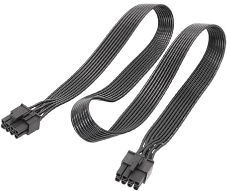 Strömkabel för grafikkort, 8-stifts nätadapterkabel | Modulär strömförsörjning VGA-kabel, 8-stifts strömkabel för grafikkort - 8 P A 6 + 2P-kabel