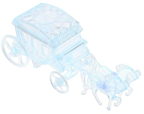 MAGICLULU Caja de Dulces para Boda de Diseño de Carruaje Contenedor para Regalos de Fiesta Caja de Dulces Rellenable para Shower y Despedida de Soltera