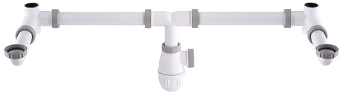 Tubulure gain de place sous évier 2 bacs connexion rapide 33x42 (1'1/4) - Ø32 NOYON & THIEBAULT