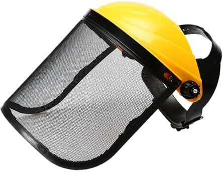 Generisch Protección facial | Máscara de seguridad Visera | Soporte de cabeza ajustable con visera reforzada con alambre Equipo de protección para hombres mujeres Cuidado de árboles Jardinería