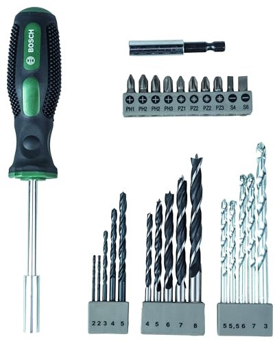 Bosch Profesional 2607017201 - Kit básico de puntas y brocas para bricolaje