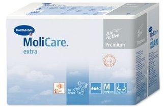 Hartmann 169648 MoliCare Premium Extra Plus Slip mit lockiger Faser, Größe M, 88,9-119,4 cm Taille/Hüfte (90 Stück)