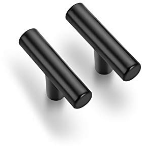 Ravinte 10 Pack 2 inch Cabinet Pulls Matte Black Stainless Steel Kitchen Drawer Pulls Cupboard Handles Cabinet Handles