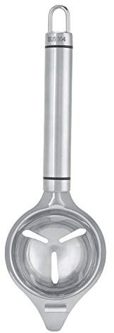 Separatore Di Uova in Acciaio Inossidabile, Separatore Di Tuorlo D'uovo Bianco Filtro Separa Tuorlo Da Albume per Alimenti Divisore per Uova Utensili Da Cucina
