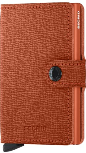 Secrid Miniwallet Pumpkin Taille Unique Unisexe Adulte, Citrouille, Talla única, Moderne
