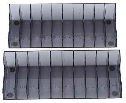 Games Cd Rack Abs 2 Pcs Large Capacity Game Card Box Game Cd Storage Stand Holder Bracket For Slim Pro