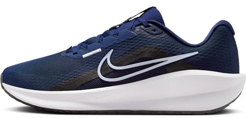 Nike Herren Downshifter 13 Sneaker, Midnight Navy Pure Platinum Black White, 44.5 EU
