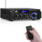 Amplificateur HiFi BT-298A+ Bluetooth5.0 Mini Amplificateur Audio Stéréo Récepteur 2 Canaux 40W x 2 Amplificateur Bluetooth de Puissance Numérique avec FM, Carte SD/USB pour Maison/Voiture