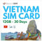 BeachSIM Carte SIM Vietnam. 12GB de données à des Vitesses 4G / 5G. Données Uniquement SIM. Itinérance Gratuite en Indonésie, à Hong Kong, à Macao, au Sri Lanka et à Singapour. Valable 30 Jours