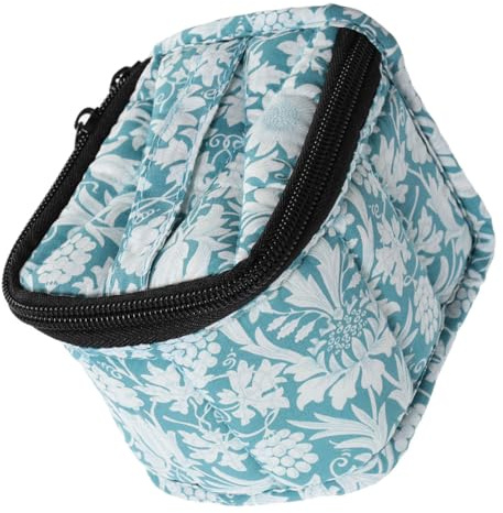 POPETPOP Borsa Porta Unghie 9 Bottiglie da 15ml Design a Scomparti e Cerniera Ergonomica per Uso Domestico e Viaggi