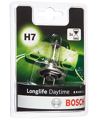 Bosch H7 (477) Longlife Daytime Headlight Bulb - 12 V 55 W PX26d - 1 Bulb