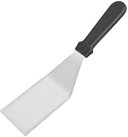 Vogue D393 Burger Turner 7 Stainless Steel Food Preparation Cooking Utensil, Black