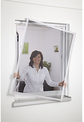 Culex 100010102-VH Fensterfliegengitter Basic 80x100cm braun