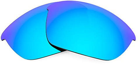 Revant Verres de Remplacement compatibles avec Les Lunettes de Soleil Oakley Half Jacket 2.0 OO9144 - Miroir Bleu Glacier - Polarisé